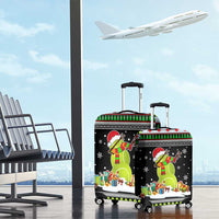 Christmas Tennis Snowman Luggage Cover Xmas Holiday Patterns - Wonder Print Shop