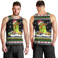Christmas Tennis Snowman Men Tank Top Xmas Holiday Patterns - Wonder Print Shop