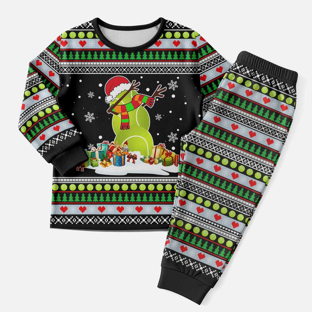 Christmas Tennis Snowman Christmas Pajama Set Xmas Holiday Patterns - Wonder Print Shop