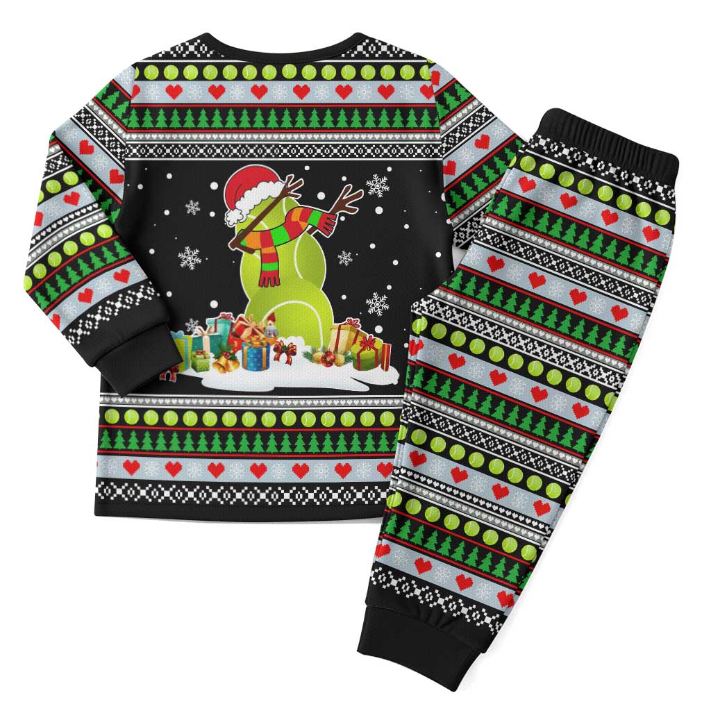 Christmas Tennis Snowman Christmas Pajama Set Xmas Holiday Patterns - Wonder Print Shop