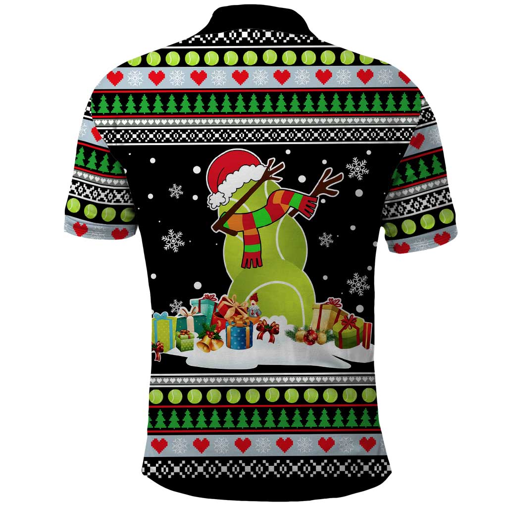 Christmas Tennis Snowman Polo Shirt Xmas Holiday Patterns - Wonder Print Shop