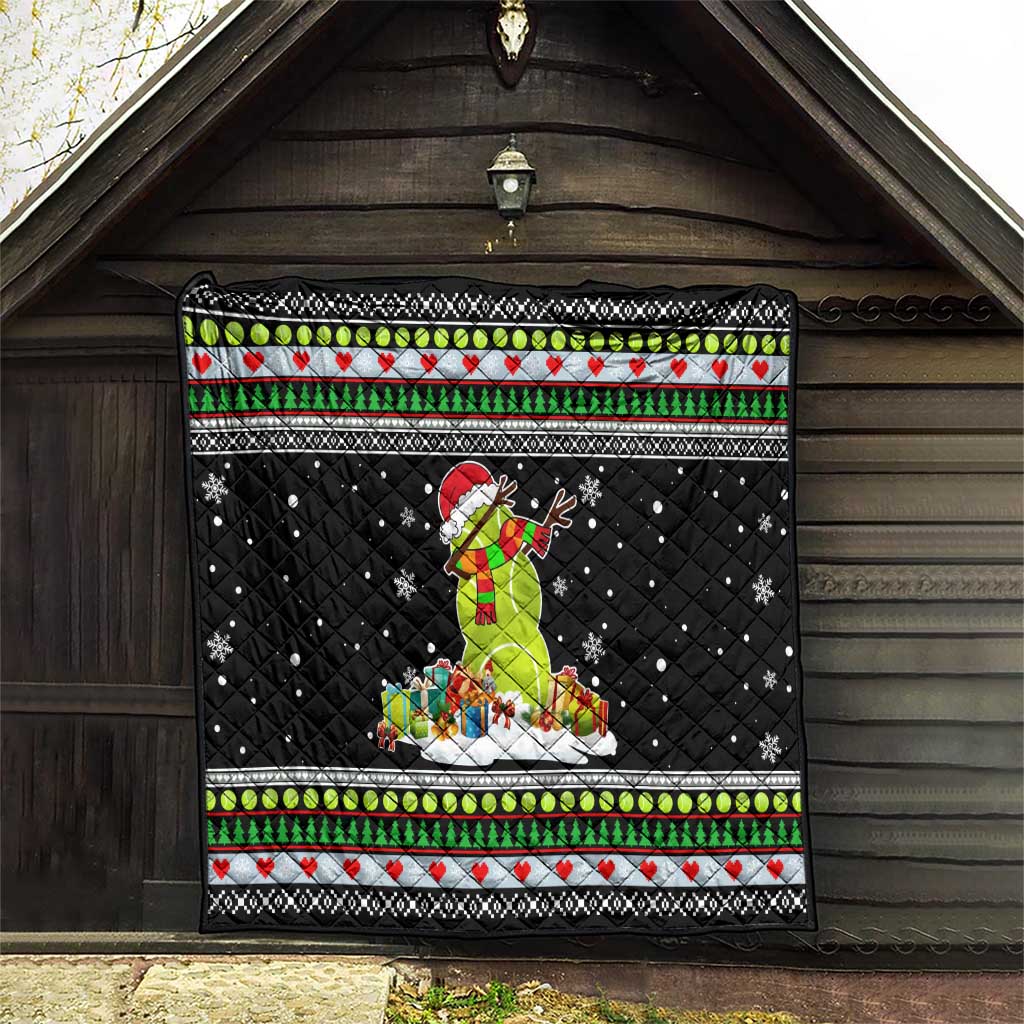 Christmas Tennis Snowman Quilt Xmas Holiday Patterns - Wonder Print Shop