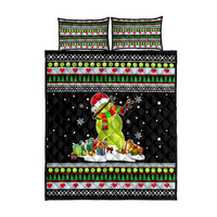 Christmas Tennis Snowman Quilt Bed Set Xmas Holiday Patterns - Wonder Print Shop