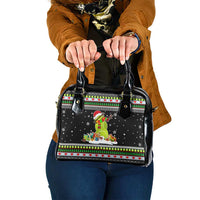 Christmas Tennis Snowman Shoulder Handbag Xmas Holiday Patterns - Wonder Print Shop