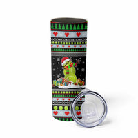Christmas Tennis Snowman Skinny Tumbler Xmas Holiday Patterns - Wonder Print Shop