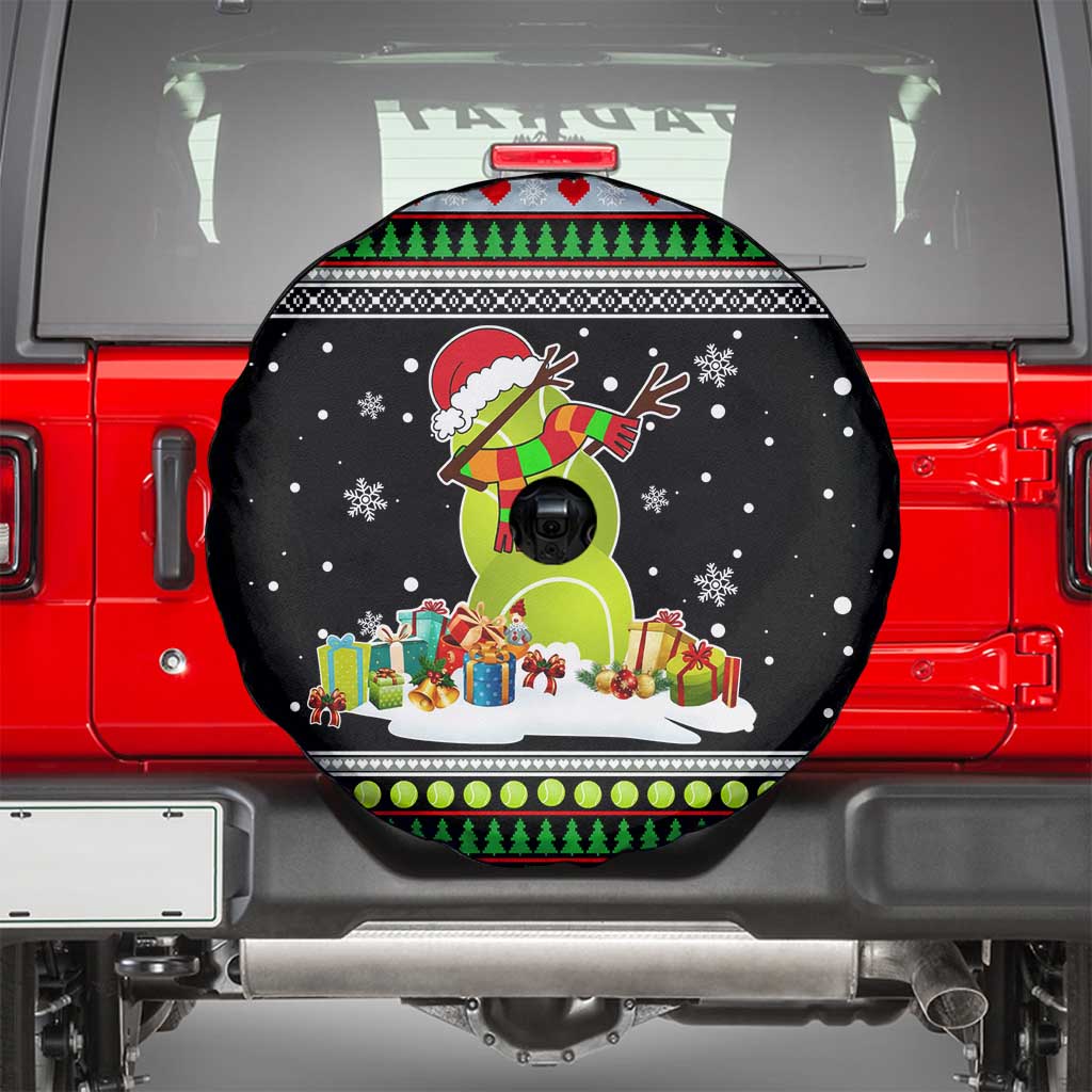 Christmas Tennis Snowman Spare Tire Cover Xmas Holiday Patterns - Wonder Print Shop