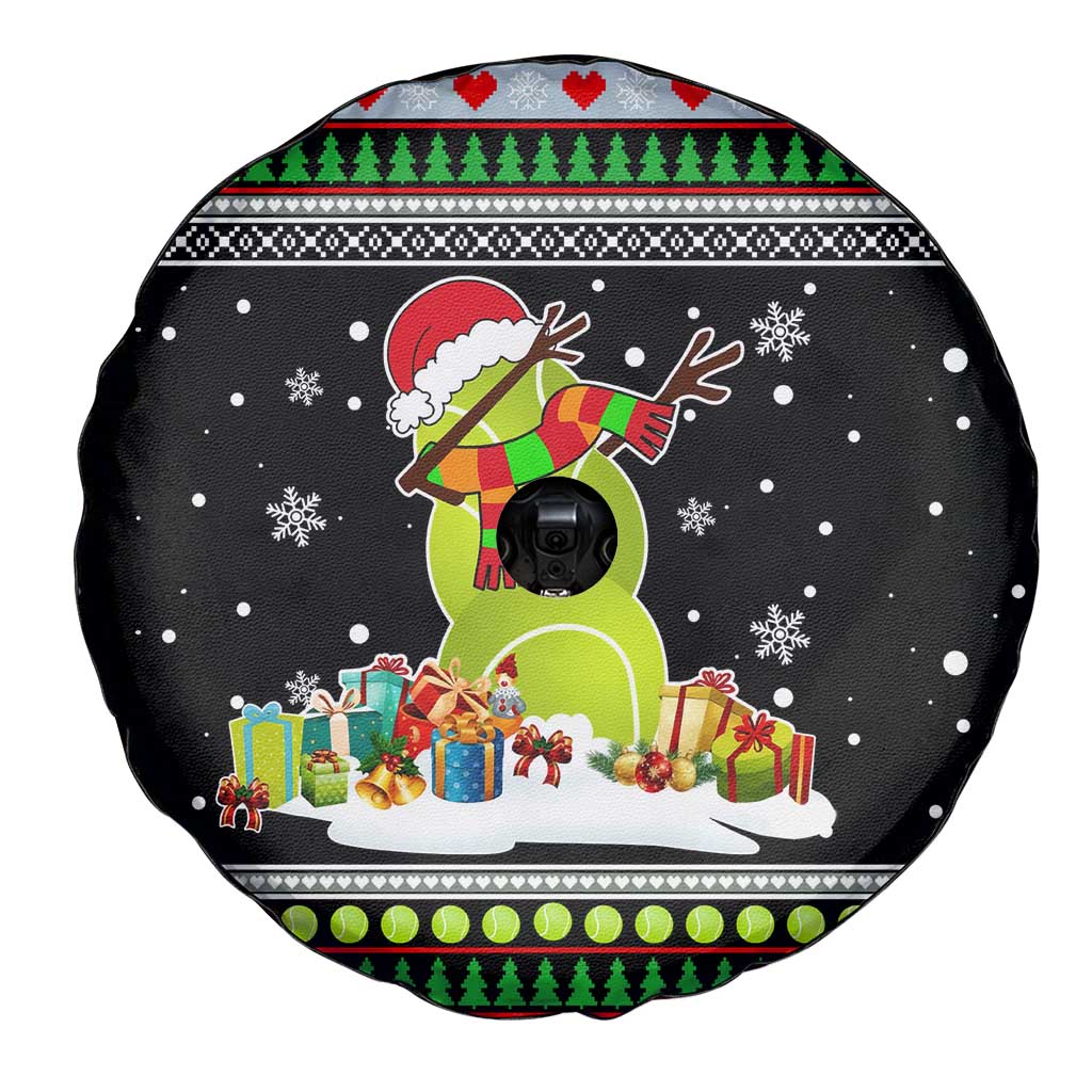 Christmas Tennis Snowman Spare Tire Cover Xmas Holiday Patterns - Wonder Print Shop
