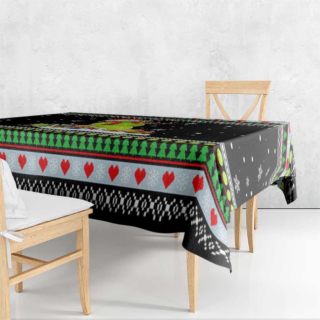 Christmas Tennis Snowman Tablecloth Xmas Holiday Patterns - Wonder Print Shop
