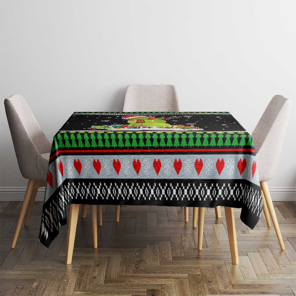 Christmas Tennis Snowman Tablecloth Xmas Holiday Patterns - Wonder Print Shop