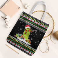 Christmas Tennis Snowman Tote Bag Xmas Holiday Patterns - Wonder Print Shop