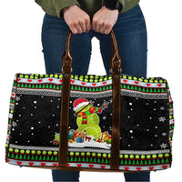 Christmas Tennis Snowman Travel Bag Xmas Holiday Patterns - Wonder Print Shop