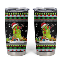 Christmas Tennis Snowman Tumbler Cup Xmas Holiday Patterns - Wonder Print Shop