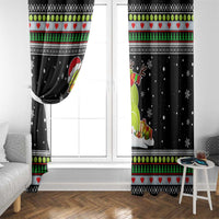 Christmas Tennis Snowman Window Curtain Xmas Holiday Patterns - Wonder Print Shop