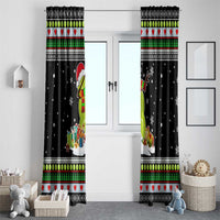 Christmas Tennis Snowman Window Curtain Xmas Holiday Patterns - Wonder Print Shop