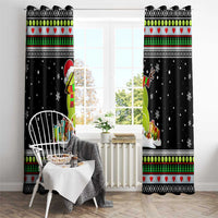 Christmas Tennis Snowman Window Curtain Xmas Holiday Patterns - Wonder Print Shop