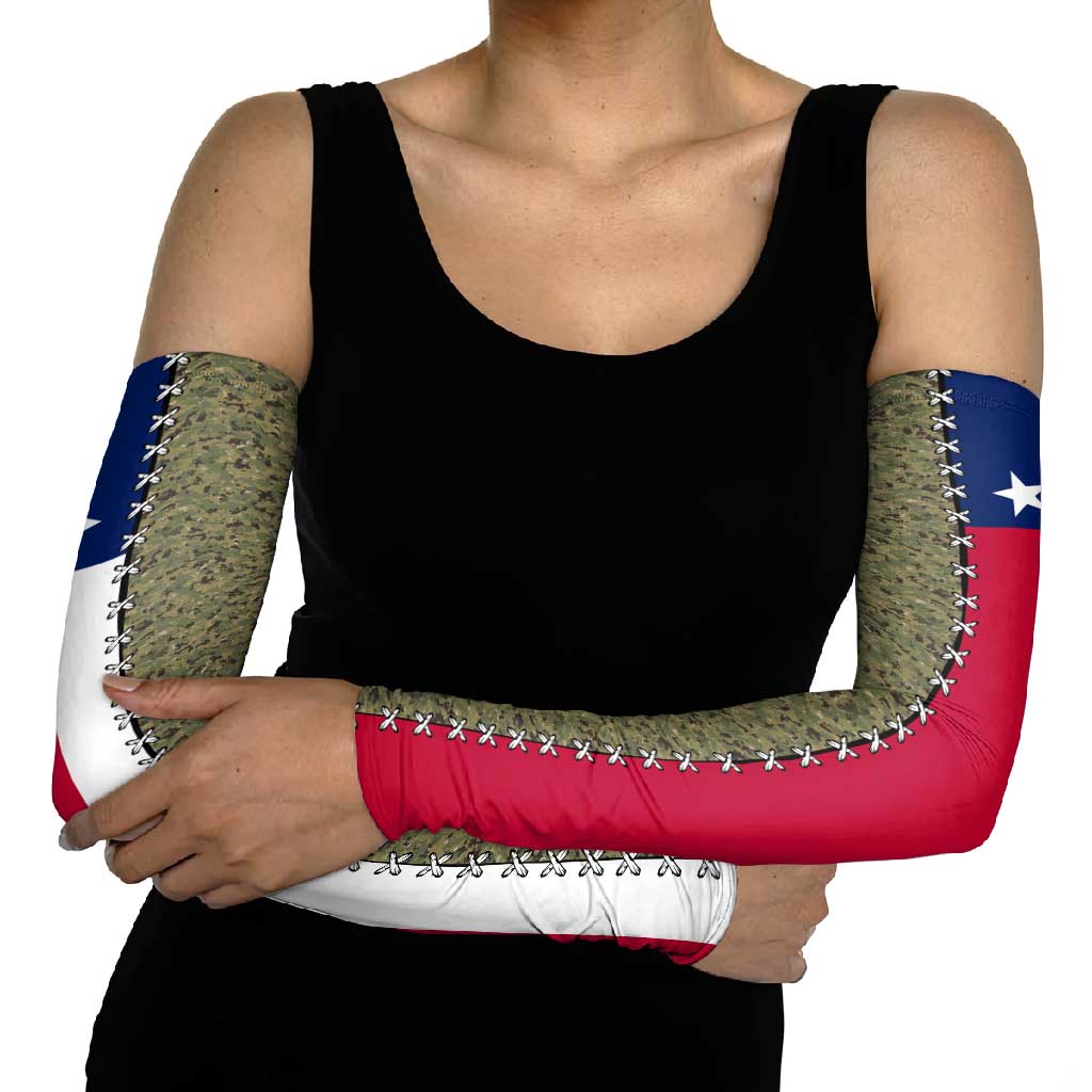 Christmas Texas Camo Arm Sleeves Xmas Holiday Patterns - Wonder Print Shop