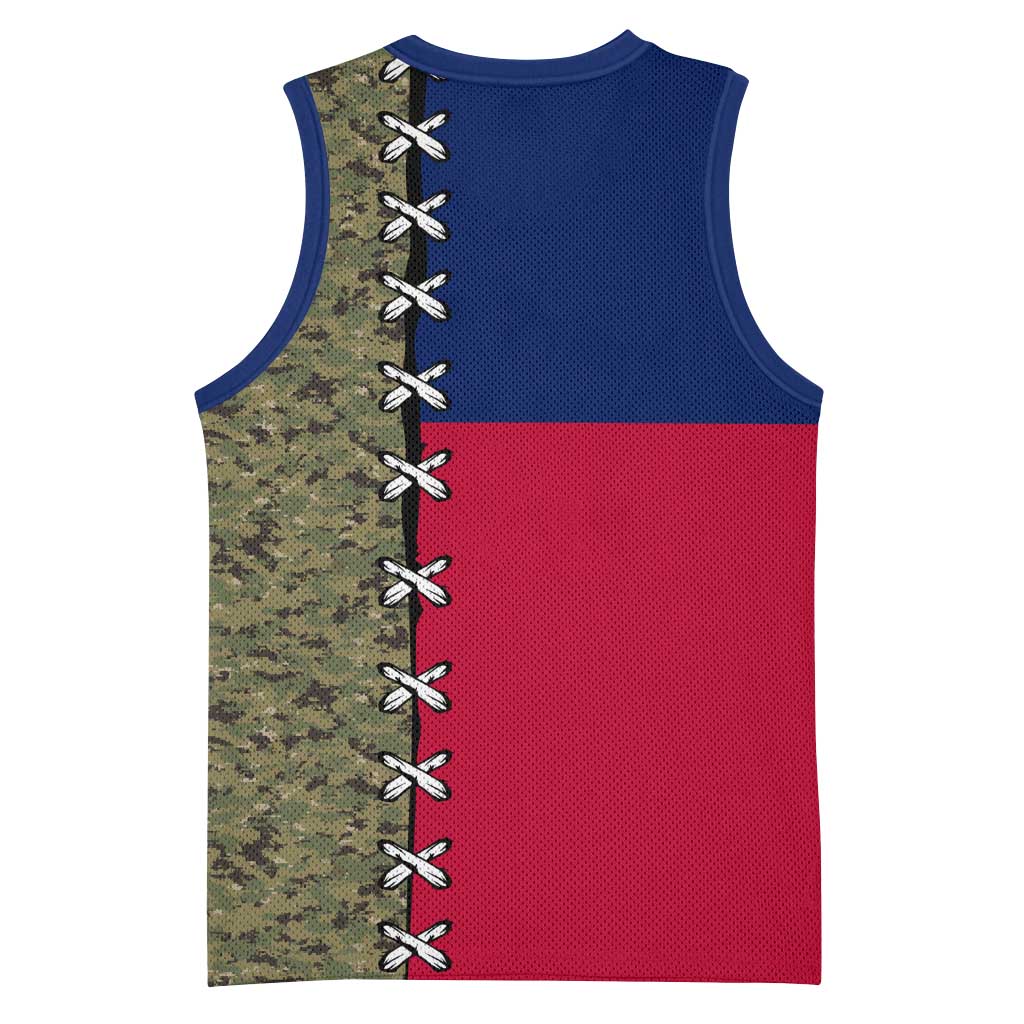Christmas Texas Camo Basketball Jersey Xmas Holiday Patterns - Wonder Print Shop