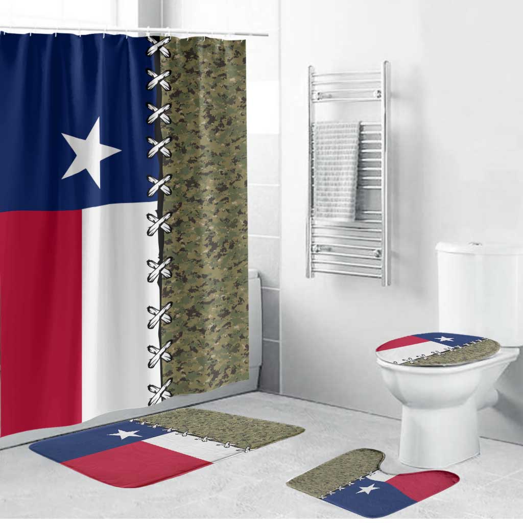 Christmas Texas Camo Bathroom Set Xmas Holiday Patterns - Wonder Print Shop