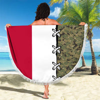 Christmas Texas Camo Beach Blanket Xmas Holiday Patterns - Wonder Print Shop