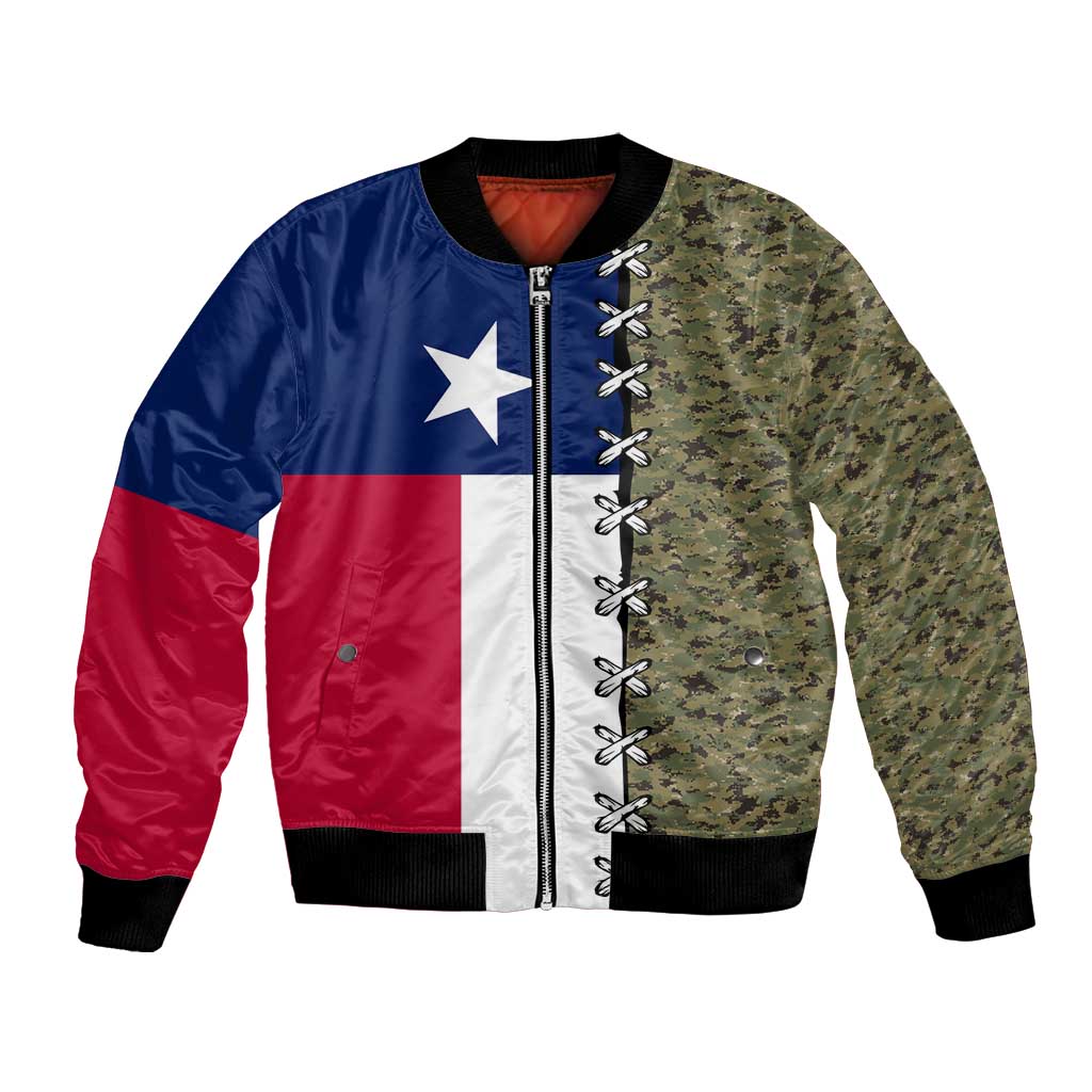 Christmas Texas Camo Bomber Jacket Xmas Holiday Patterns - Wonder Print Shop