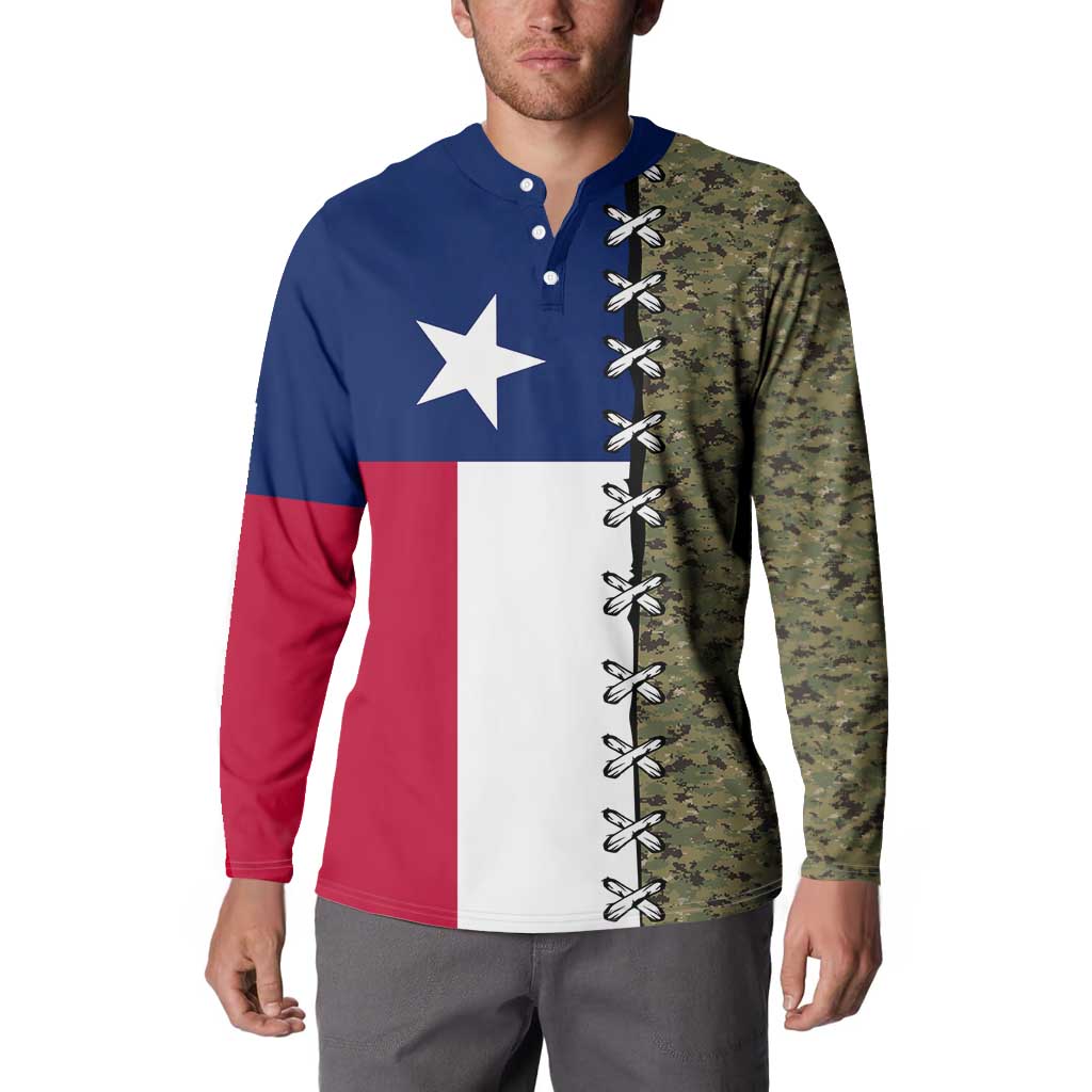 Christmas Texas Camo Button Sweatshirt Xmas Holiday Patterns - Wonder Print Shop