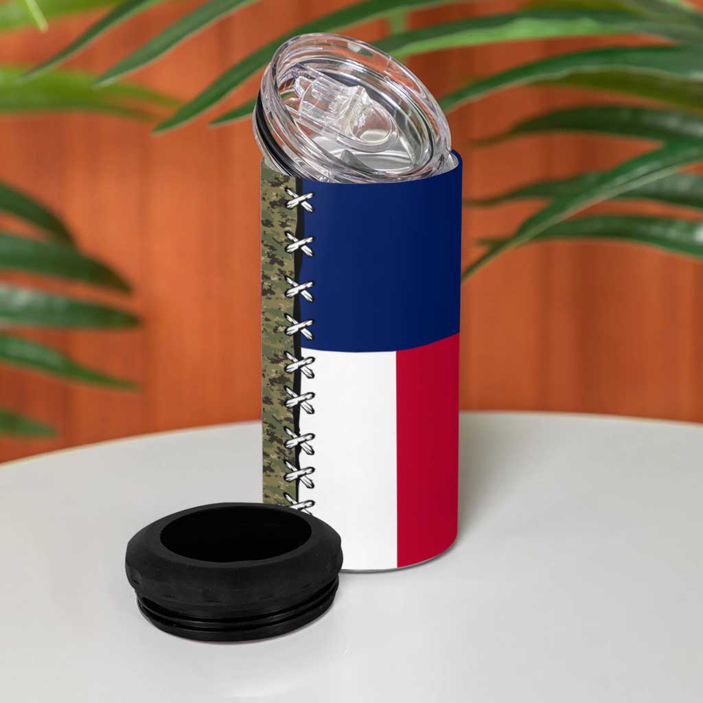 Christmas Texas Camo 4 in 1 Can Cooler Tumbler Xmas Holiday Patterns - Wonder Print Shop