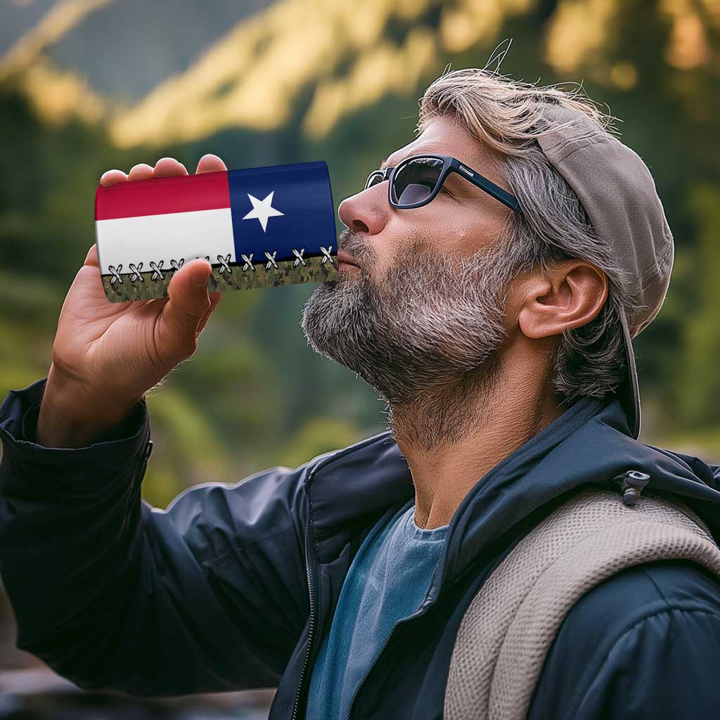 Christmas Texas Camo 4 in 1 Can Cooler Tumbler Xmas Holiday Patterns - Wonder Print Shop