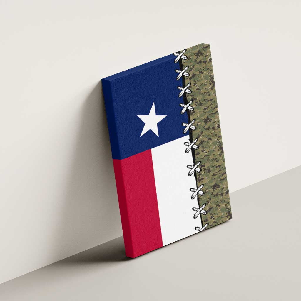 Christmas Texas Camo Canvas Wall Art Xmas Holiday Patterns - Wonder Print Shop