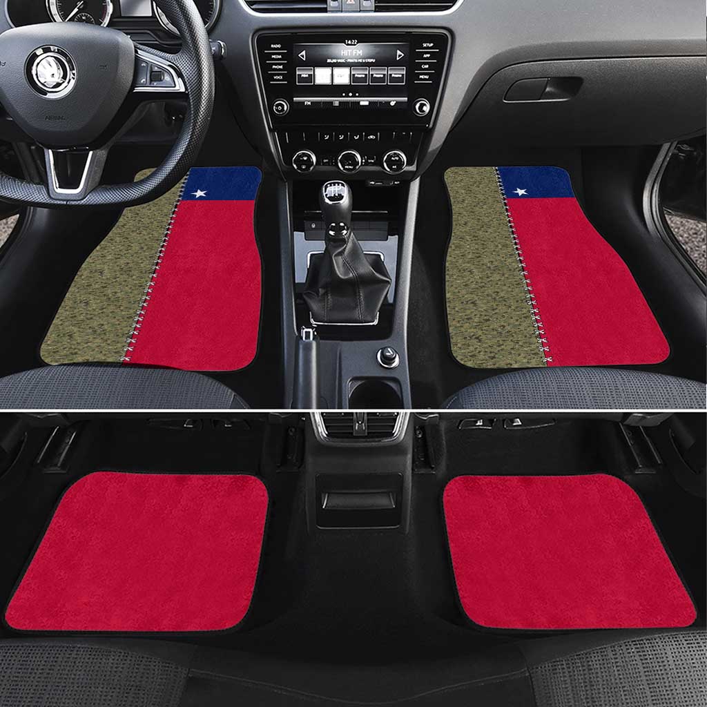 Christmas Texas Camo Car Mats Xmas Holiday Patterns - Wonder Print Shop