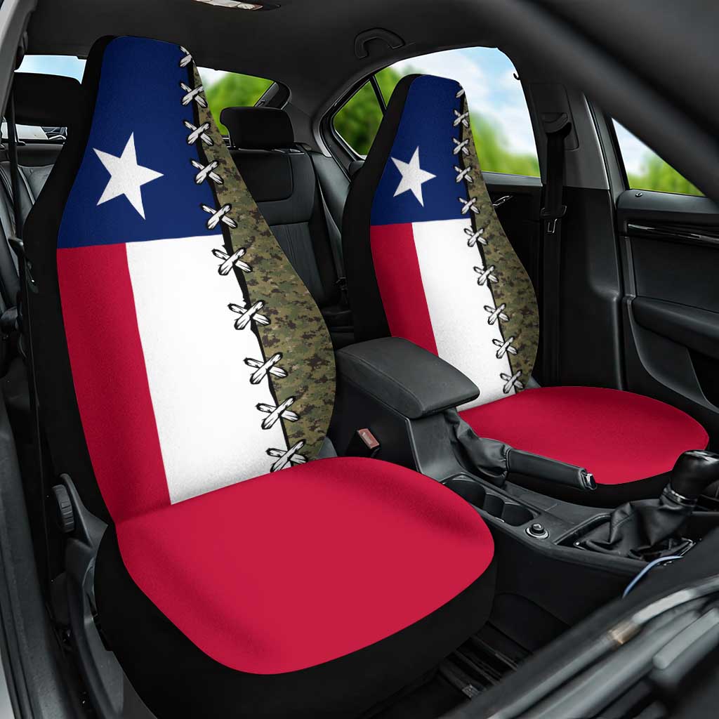 Christmas Texas Camo Car Seat Cover Xmas Holiday Patterns - Wonder Print Shop