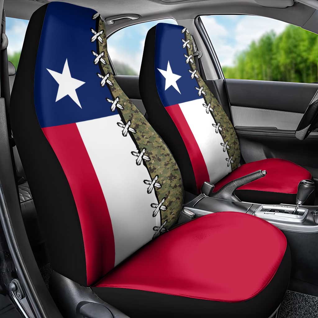 Christmas Texas Camo Car Seat Cover Xmas Holiday Patterns - Wonder Print Shop