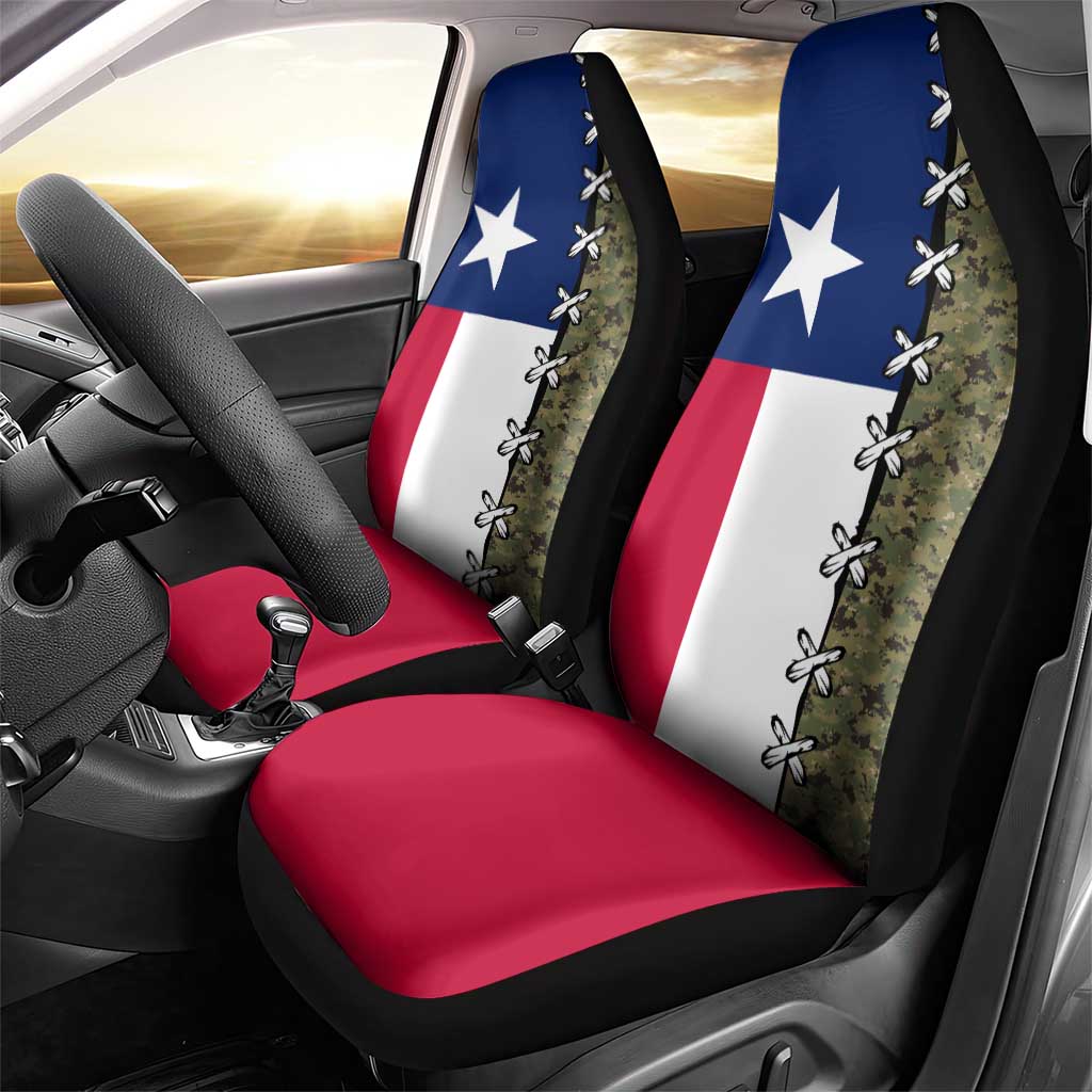 Christmas Texas Camo Car Seat Cover Xmas Holiday Patterns - Wonder Print Shop
