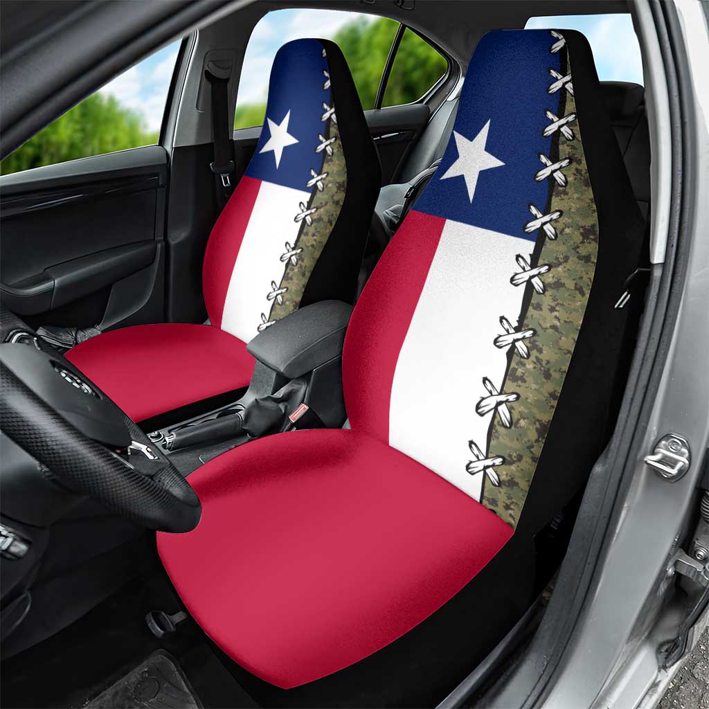 Christmas Texas Camo Car Seat Cover Xmas Holiday Patterns - Wonder Print Shop