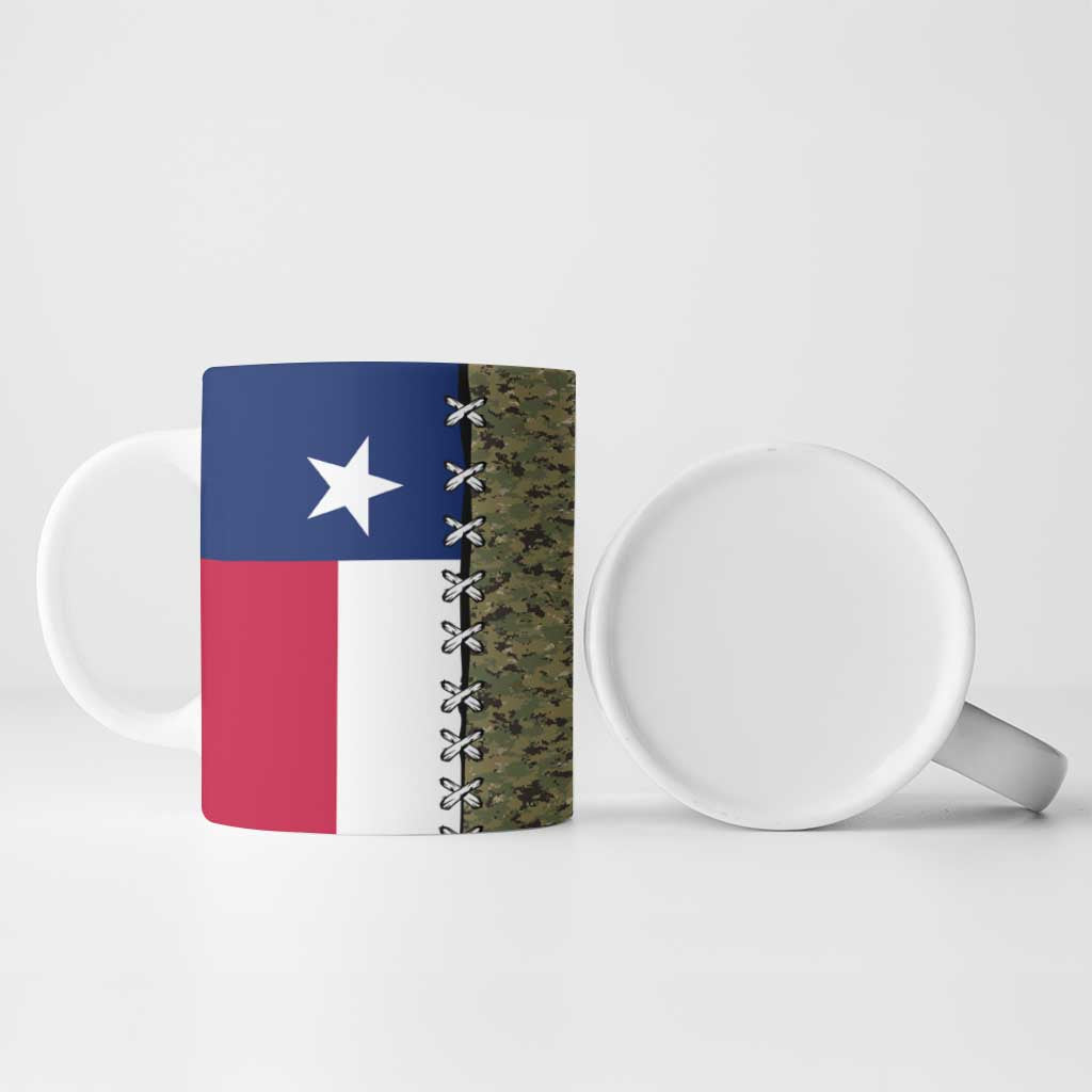 Christmas Texas Camo Ceramic Mug Xmas Holiday Patterns - Wonder Print Shop