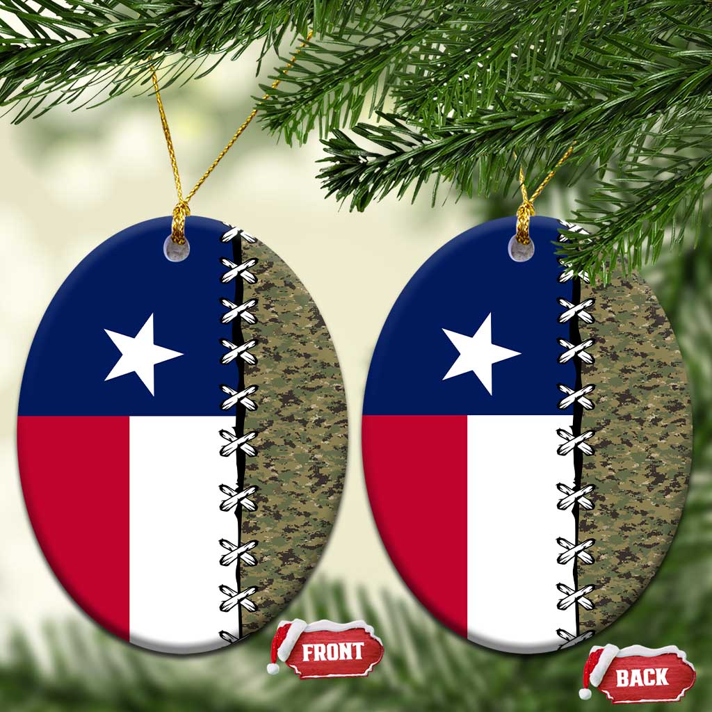 Christmas Texas Camo Ceramic Ornament Xmas Holiday Patterns - Wonder Print Shop