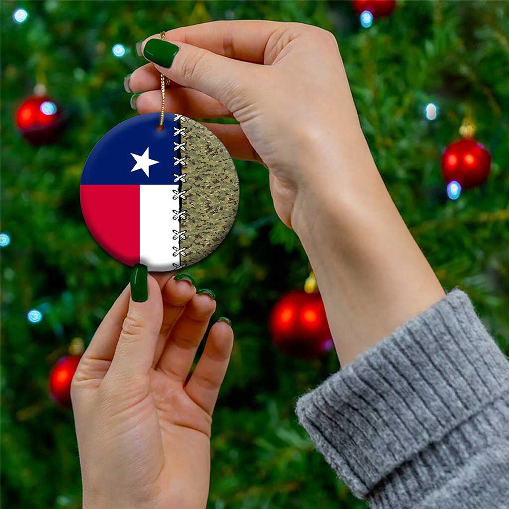 Christmas Texas Camo Ceramic Ornament Xmas Holiday Patterns - Wonder Print Shop