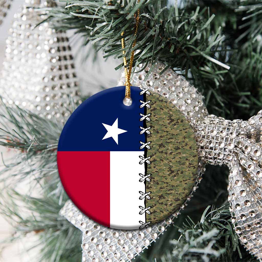 Christmas Texas Camo Ceramic Ornament Xmas Holiday Patterns - Wonder Print Shop