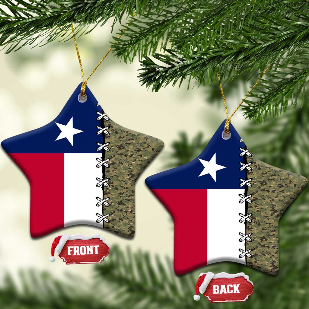 Christmas Texas Camo Ceramic Ornament Xmas Holiday Patterns - Wonder Print Shop