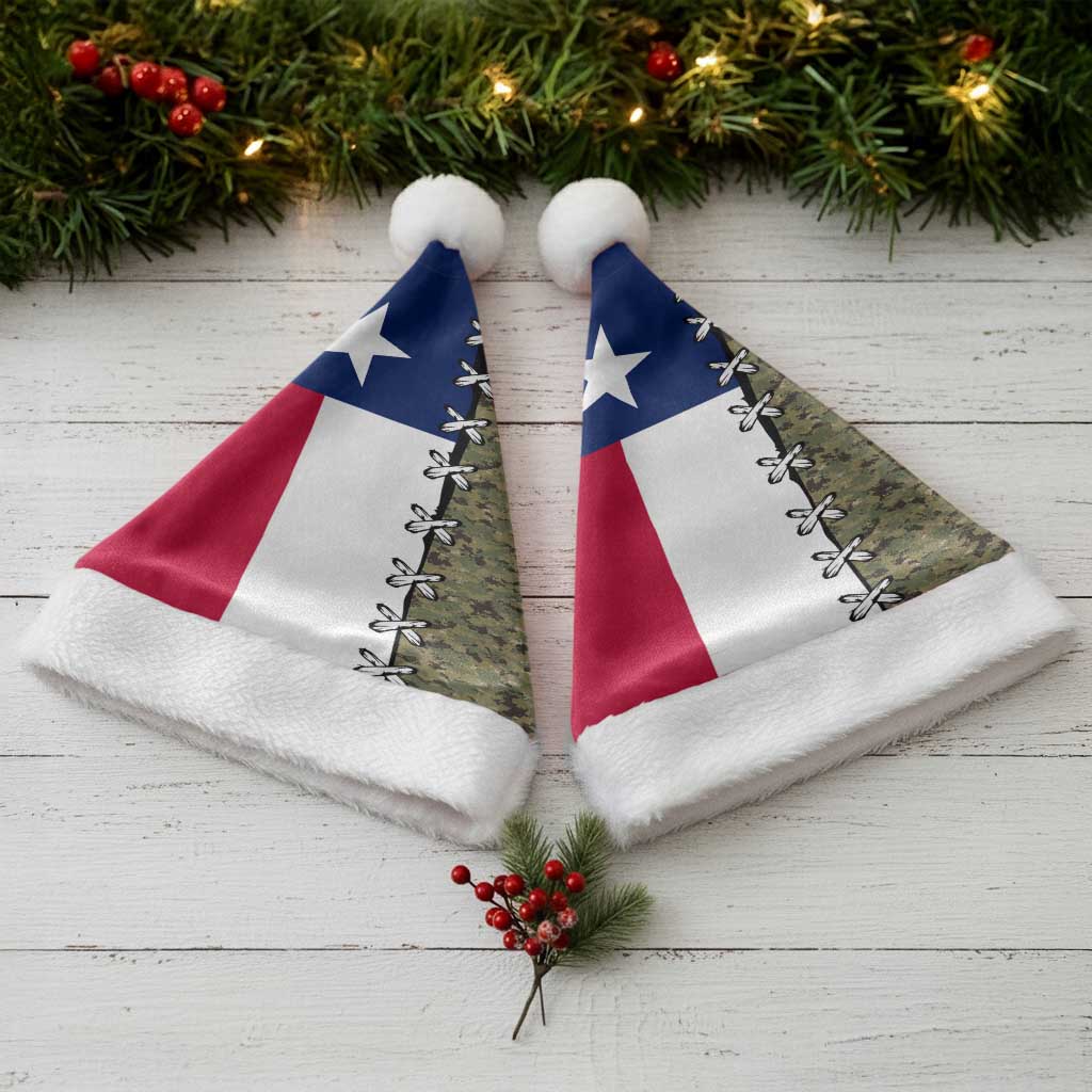 Christmas Texas Camo Christmas Santa Hat Xmas Holiday Patterns - Wonder Print Shop