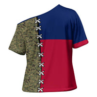 Christmas Texas Camo Cross Shoulder Shirt Xmas Holiday Patterns - Wonder Print Shop