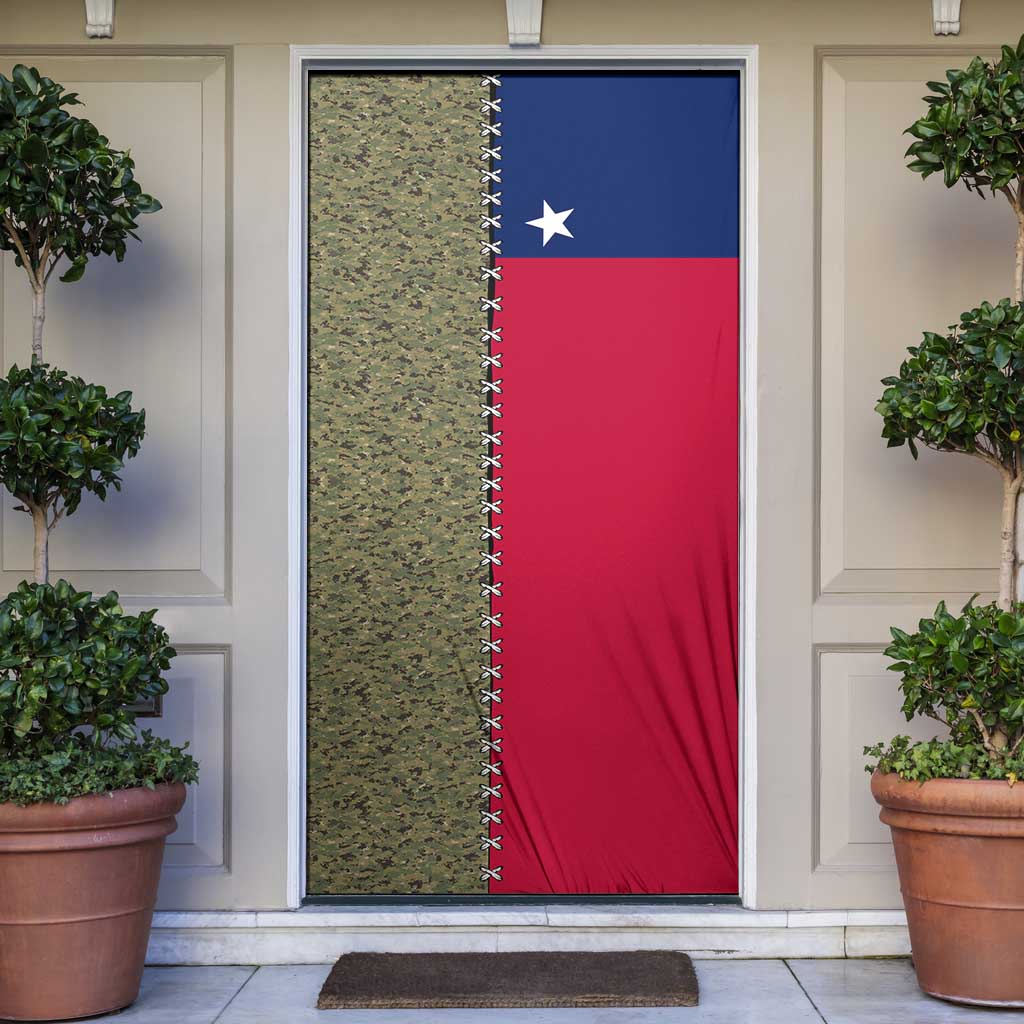 Christmas Texas Camo Door Cover Xmas Holiday Patterns - Wonder Print Shop