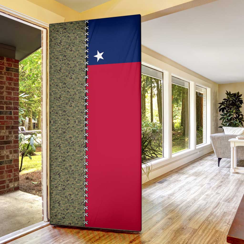 Christmas Texas Camo Door Cover Xmas Holiday Patterns - Wonder Print Shop