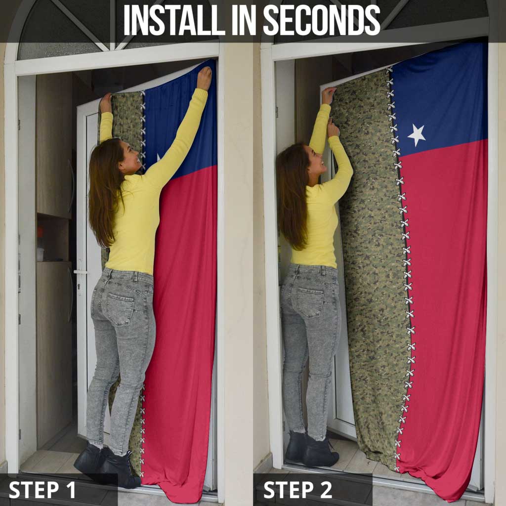 Christmas Texas Camo Door Cover Xmas Holiday Patterns - Wonder Print Shop