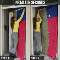 Christmas Texas Camo Door Cover Xmas Holiday Patterns - Wonder Print Shop