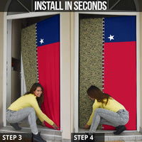 Christmas Texas Camo Door Cover Xmas Holiday Patterns - Wonder Print Shop