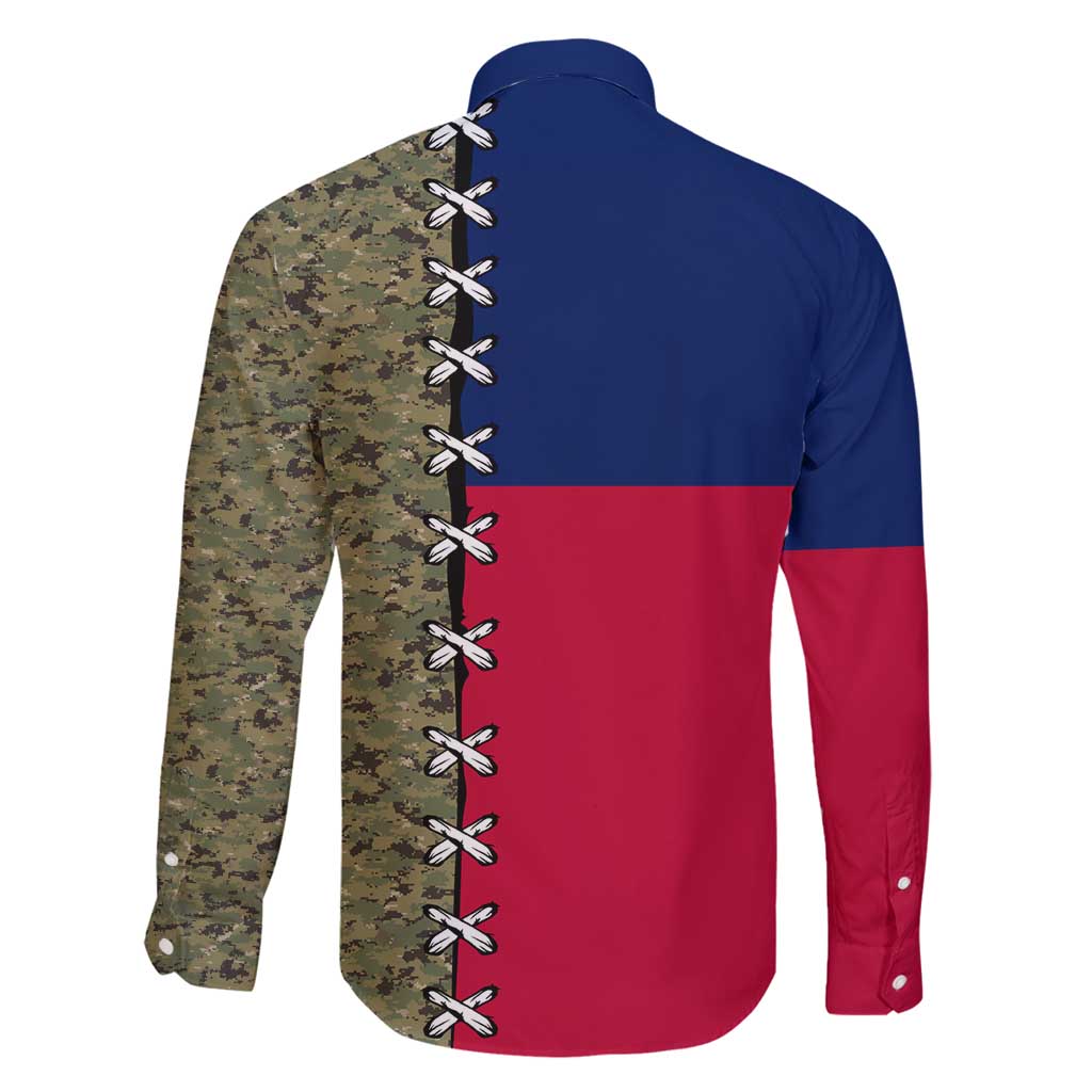 Christmas Texas Camo Family Matching Long Sleeve Bodycon Dress and Hawaiian Shirt Xmas Holiday Patterns - Wonder Print Shop