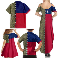 Christmas Texas Camo Family Matching Summer Maxi Dress and Hawaiian Shirt Xmas Holiday Patterns - Wonder Print Shop