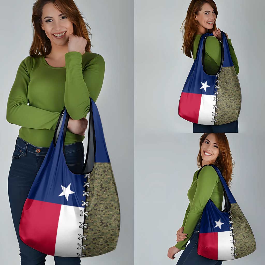 Christmas Texas Camo Grocery Bag Xmas Holiday Patterns - Wonder Print Shop