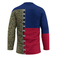 Christmas Texas Camo Hockey Jersey Xmas Holiday Patterns - Wonder Print Shop