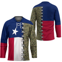 Christmas Texas Camo Hockey Jersey Xmas Holiday Patterns - Wonder Print Shop